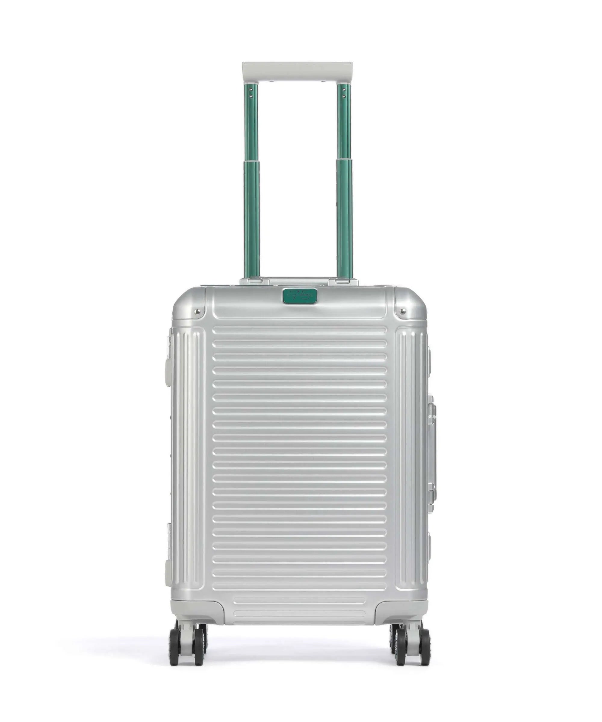 4-Rollen Trolley silber 55 cm