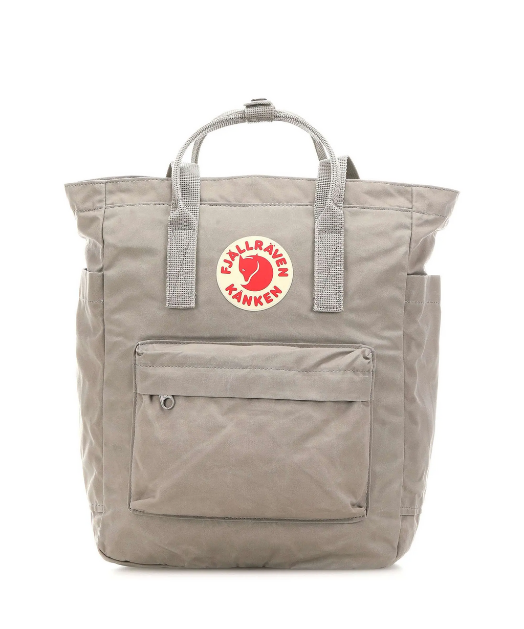 Totepack Shopper Bio-Baumwolle aus recyceltes Polyester in hellgrau